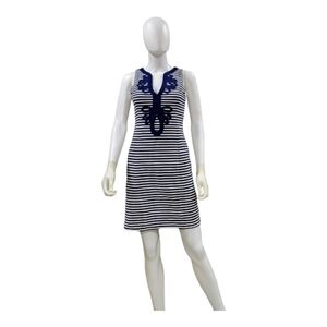 Lilly Pulitzer Navy and White Striped Dress
